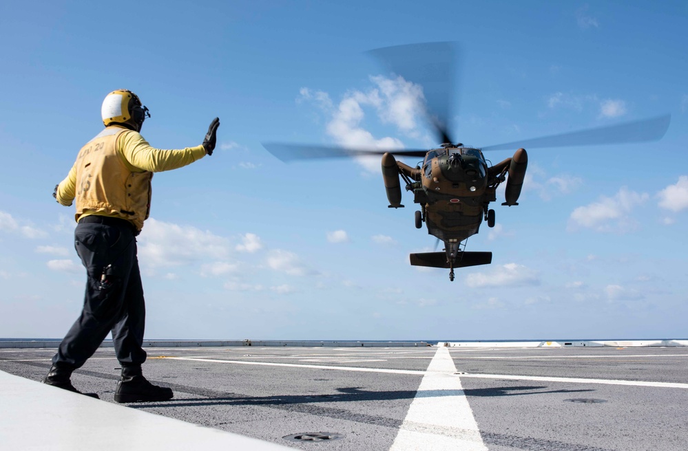 USS Green Bay, Japan Ground Self-Defense Force Deck Landing Qualifications