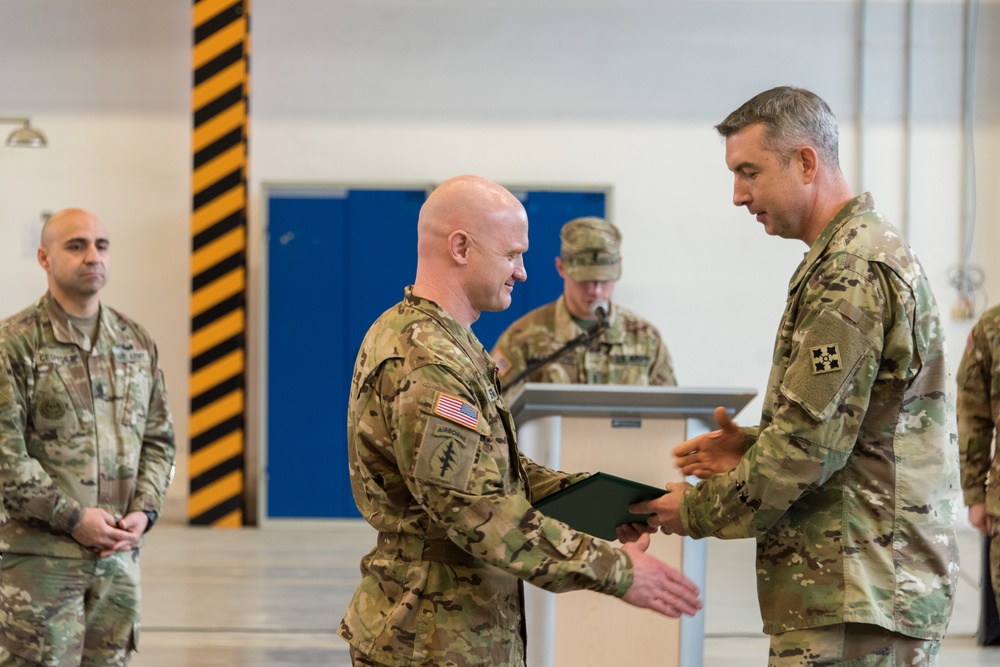 Change of Command A-co, 2-4 GSAB