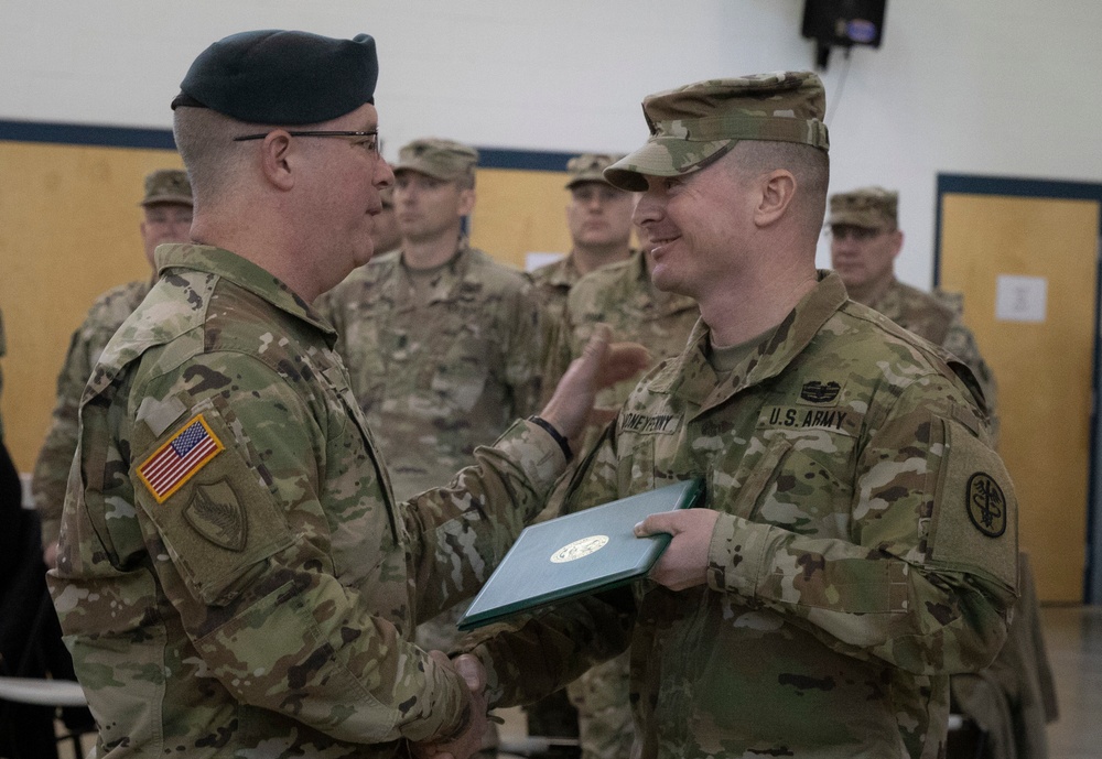 Cogar assumes responsibility of 111th Engineering Brigade