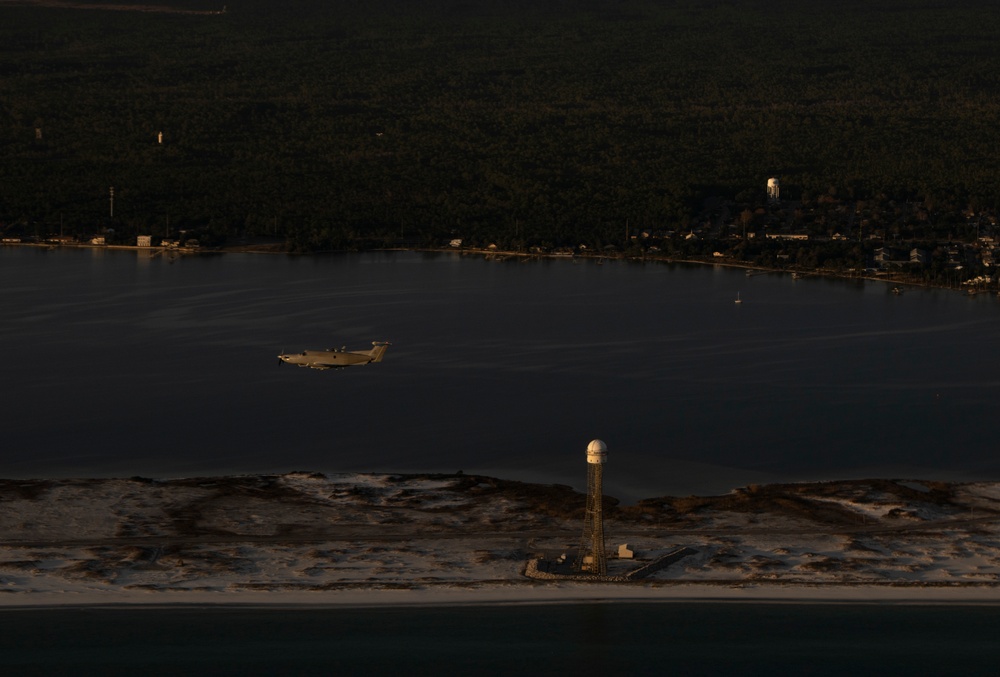 U-28A flies routine training mission