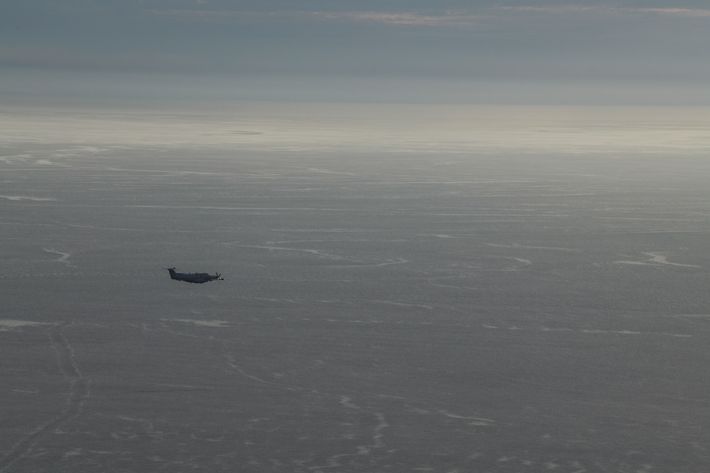 U-28A flies routine training mission