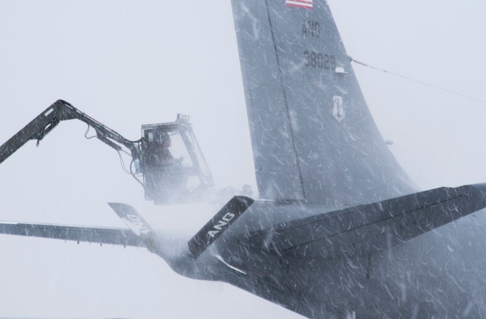Winter Storm Gia makes its way to 108th Wing