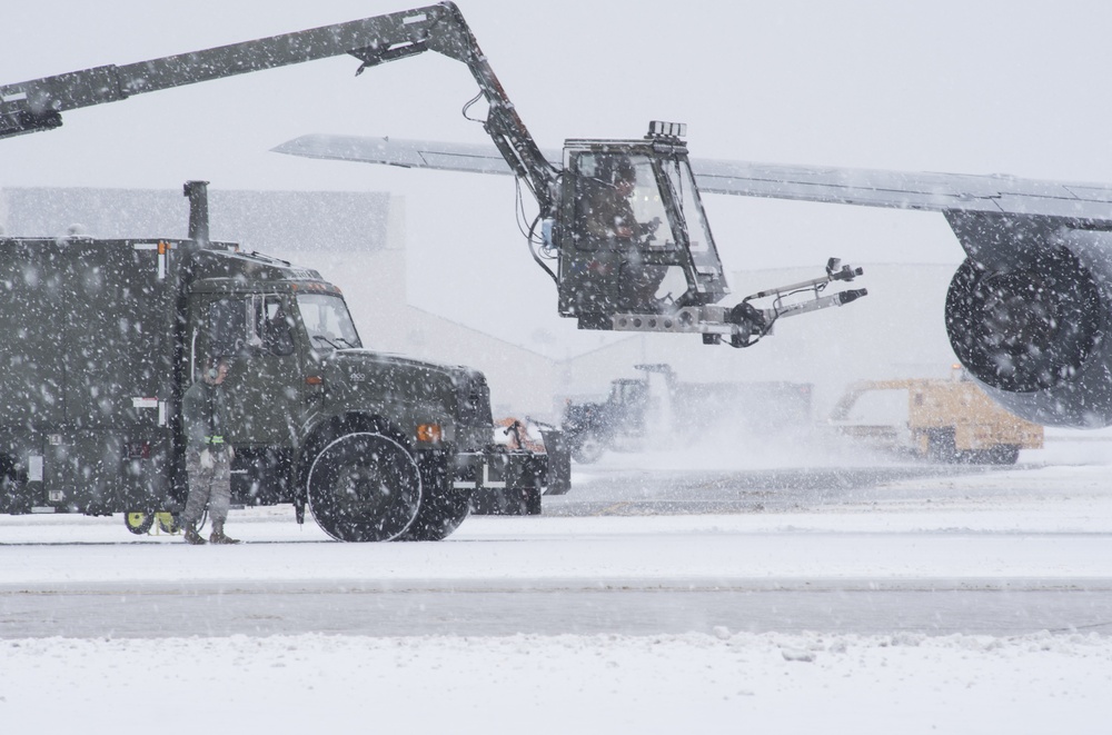 Winter Storm Gia makes its way to 108th Wing