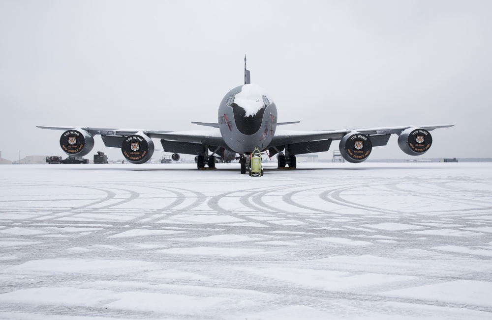 Winter Storm Gia makes its way to 108th Wing