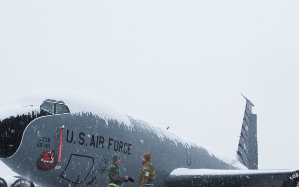 Winter Storm Gia makes its way to 108th Wing