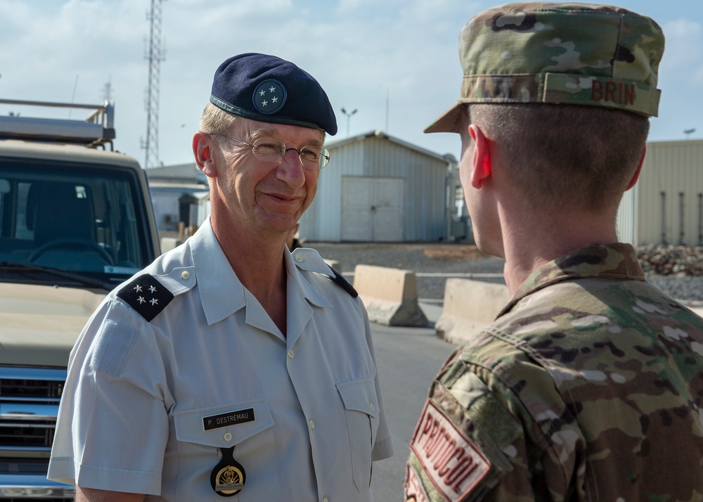 French Général de Corps d'Armee Patrick Destremau visits CLDJ