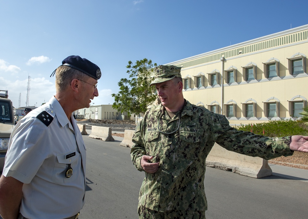 French Général de Corps d'Armee Patrick Destremau visits CLDJ