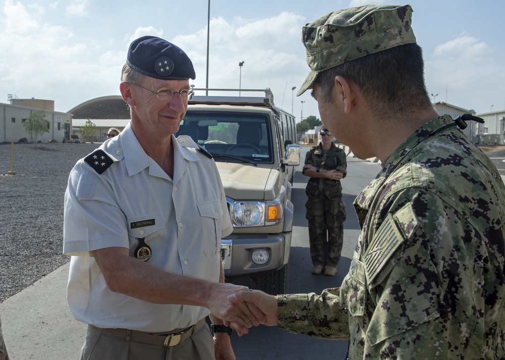 French Général de Corps d'Armee Patrick Destremau visits CLDJ