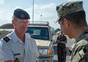 French Général de Corps d'Armee Patrick Destremau visits CLDJ