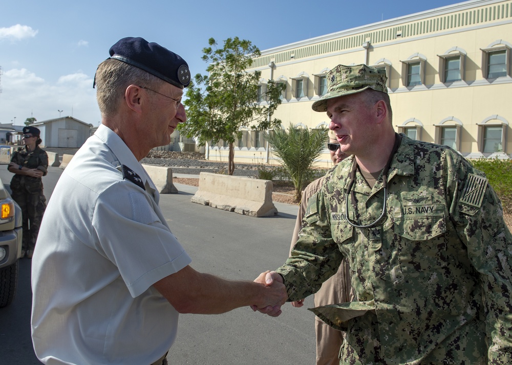 French Général de Corps d'Armee Patrick Destremau visits CLDJ