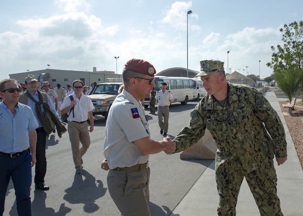 French Général de Corps d'Armee Patrick Destremau visits CLDJ