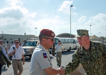 French Général de Corps d'Armee Patrick Destremau visits CLDJ