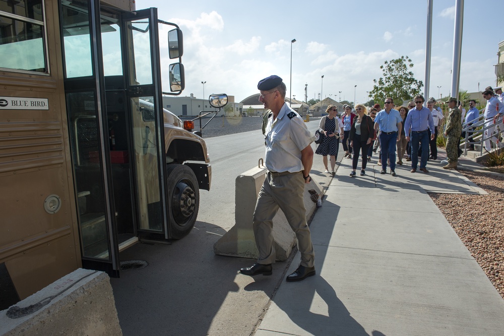 French Général de Corps d'Armee Patrick Destremau visits CLDJ