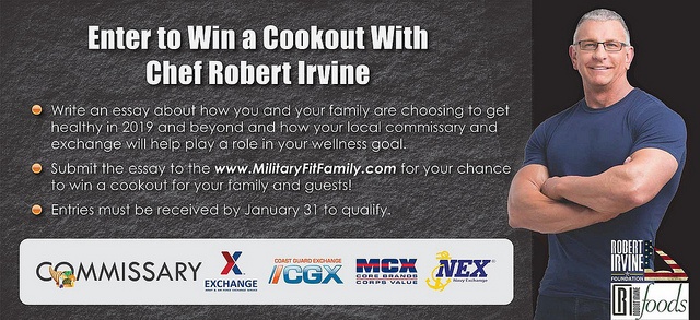 Military Shoppers Can Win Chance to Fire Up the Grill with Celebrity Chef Robert Irvine