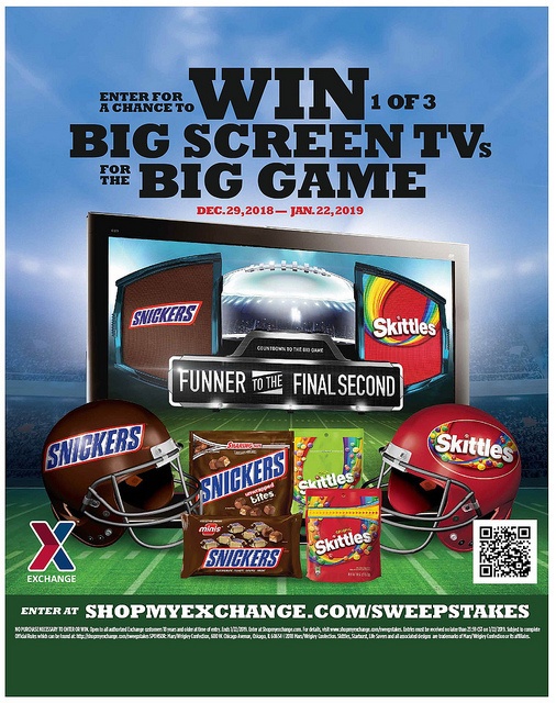 January 2019 Mars/Wrigley Big Game Sweepstakes