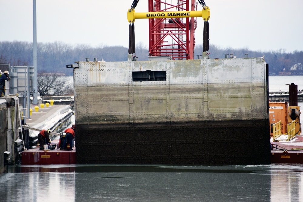 The Black Rock Lock main gate