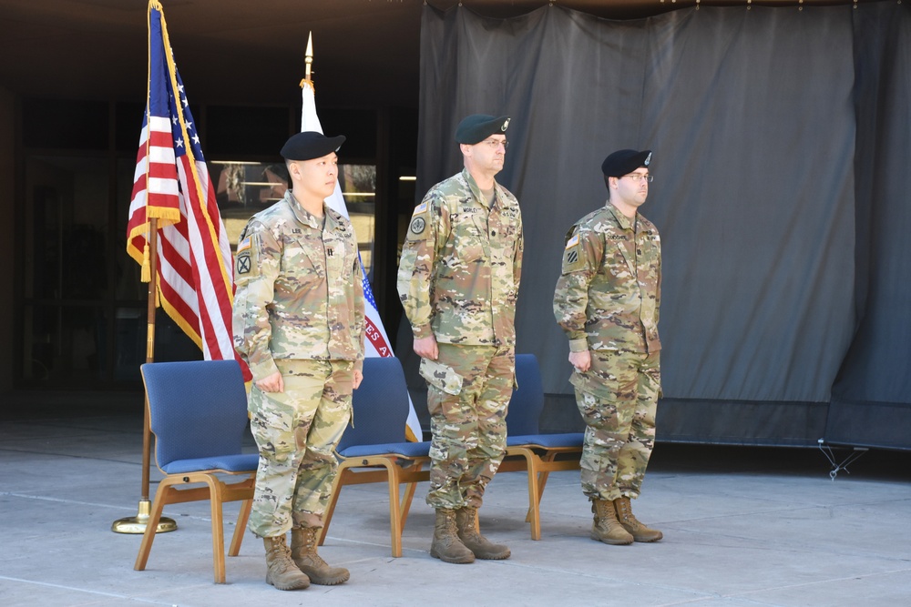 Phoenix West holds change of command ceremony