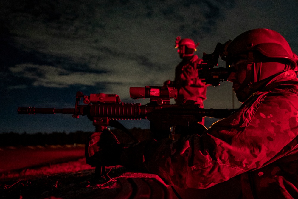 1-102nd Cavalry Regiment Night Fire