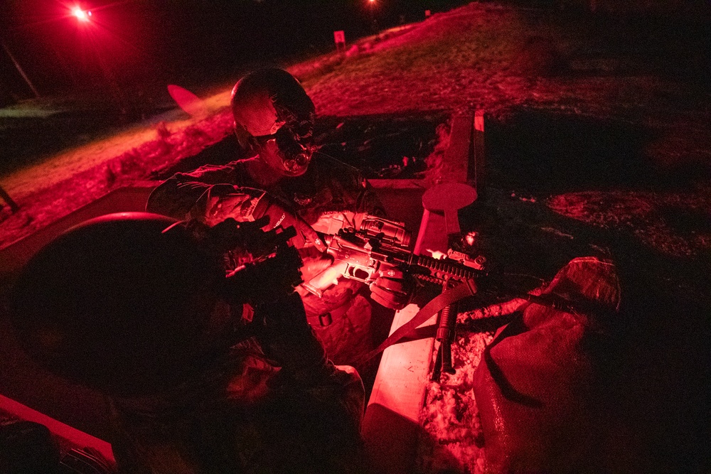 1-102nd Cavalry Regiment Night Fire