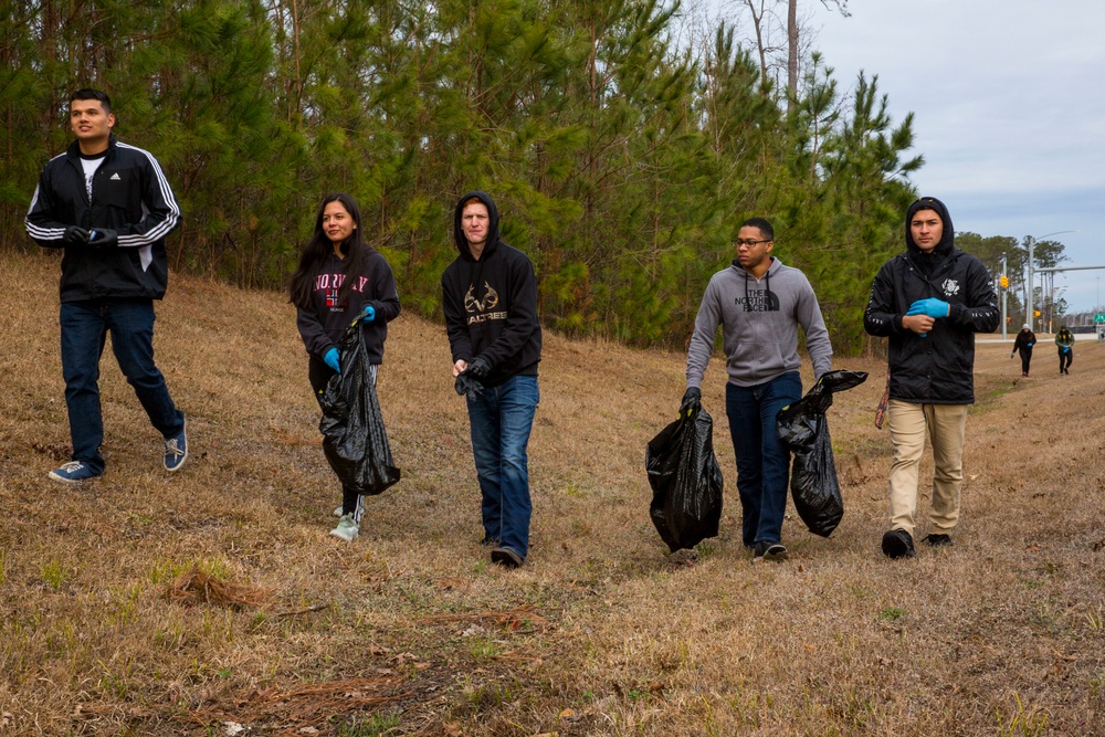 MCB Camp Lejeune Trash Cleanup