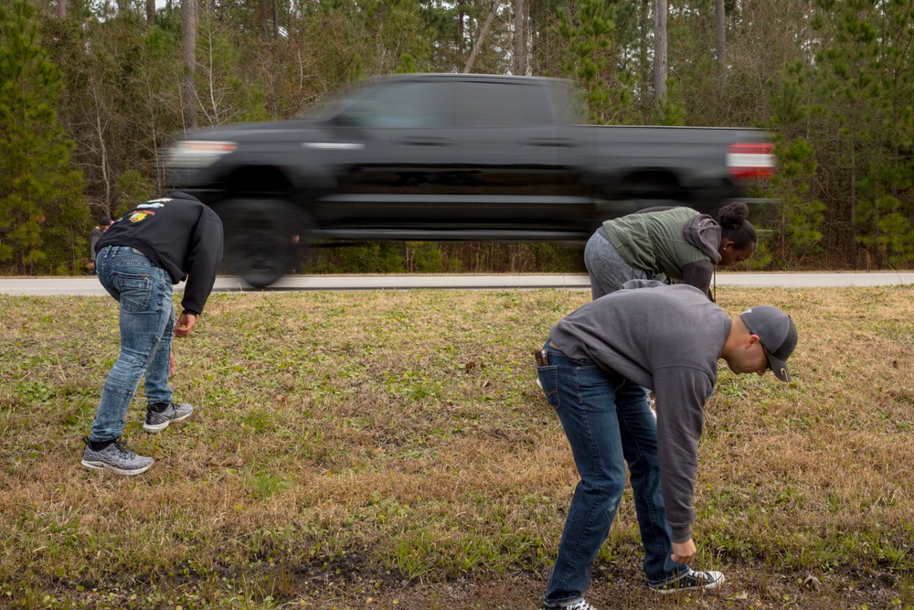 MCB Camp Lejeune Trash Cleanup