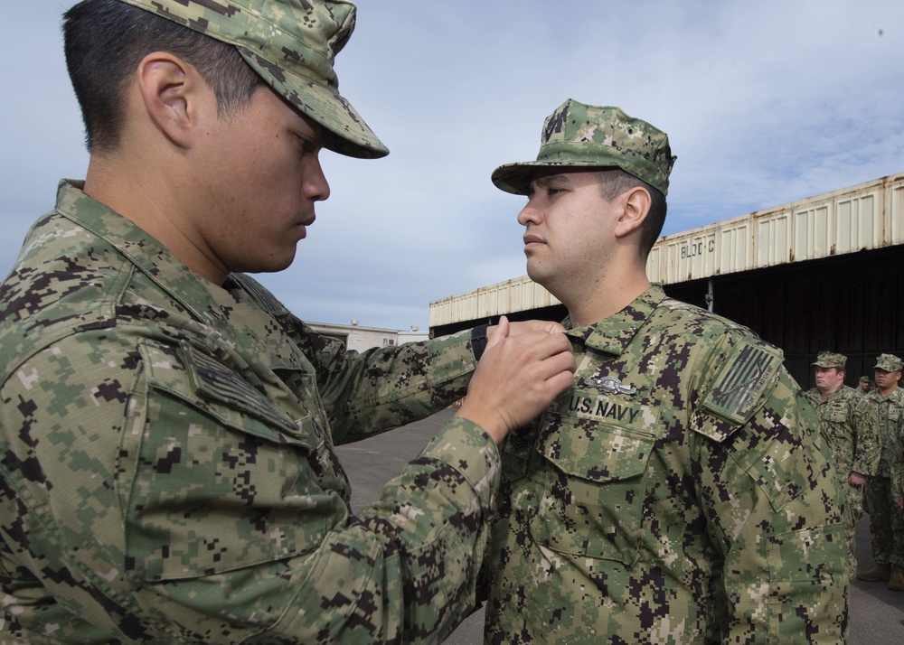 CRS 1 Sailor Receives EXW Device