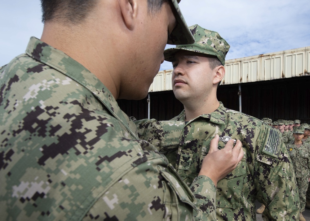 EXW Pinning for CRS 1 Sailor