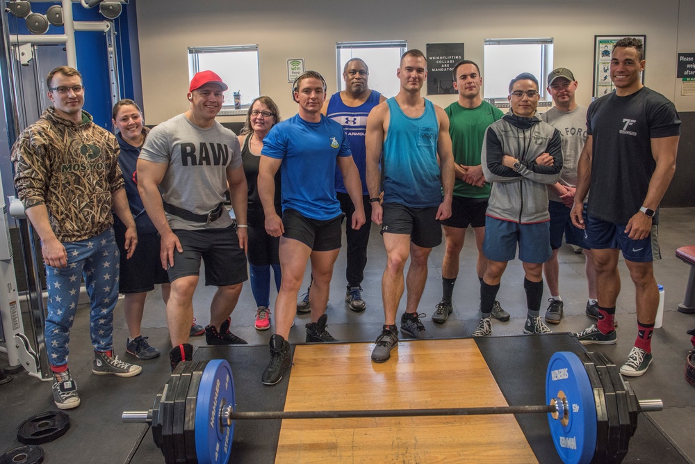 Deadlift, bench press competition brings out Schriever’s strongest