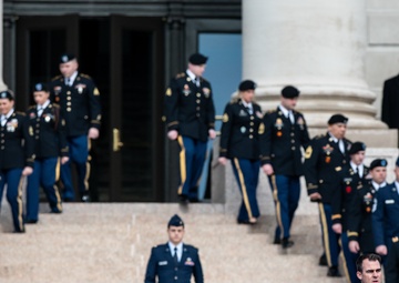 Oklahoma Army and Air National Guardsmen partner for newly elected Governor Kevin Stitt’s inauguration ceremony