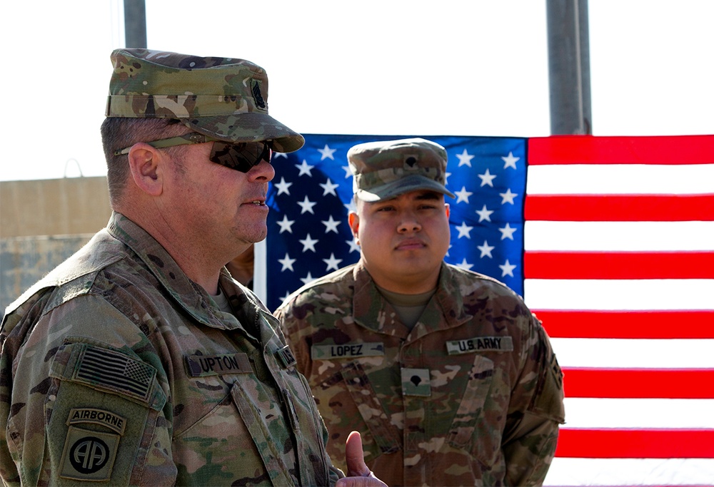 Reenlistment - Spc. Edwin Lopez