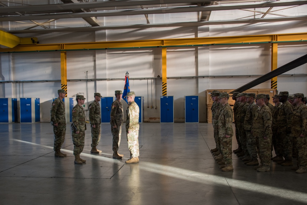 Change of Command B-co, 2-4 GSAB