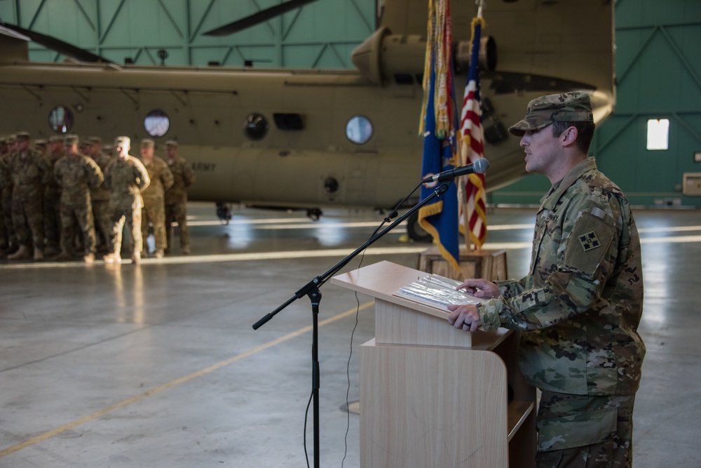 Change of Command B-co, 2-4 GSAB