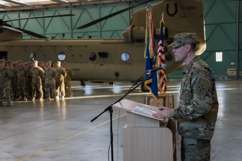 Change of Command B-co, 2-4 GSAB