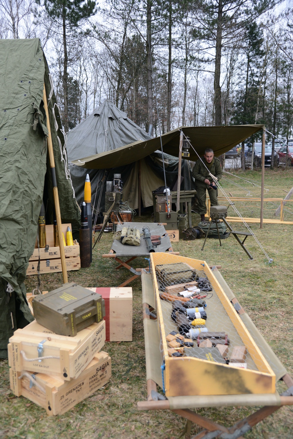 WW2 Battle of the Bulge's commemoration in Bastogne