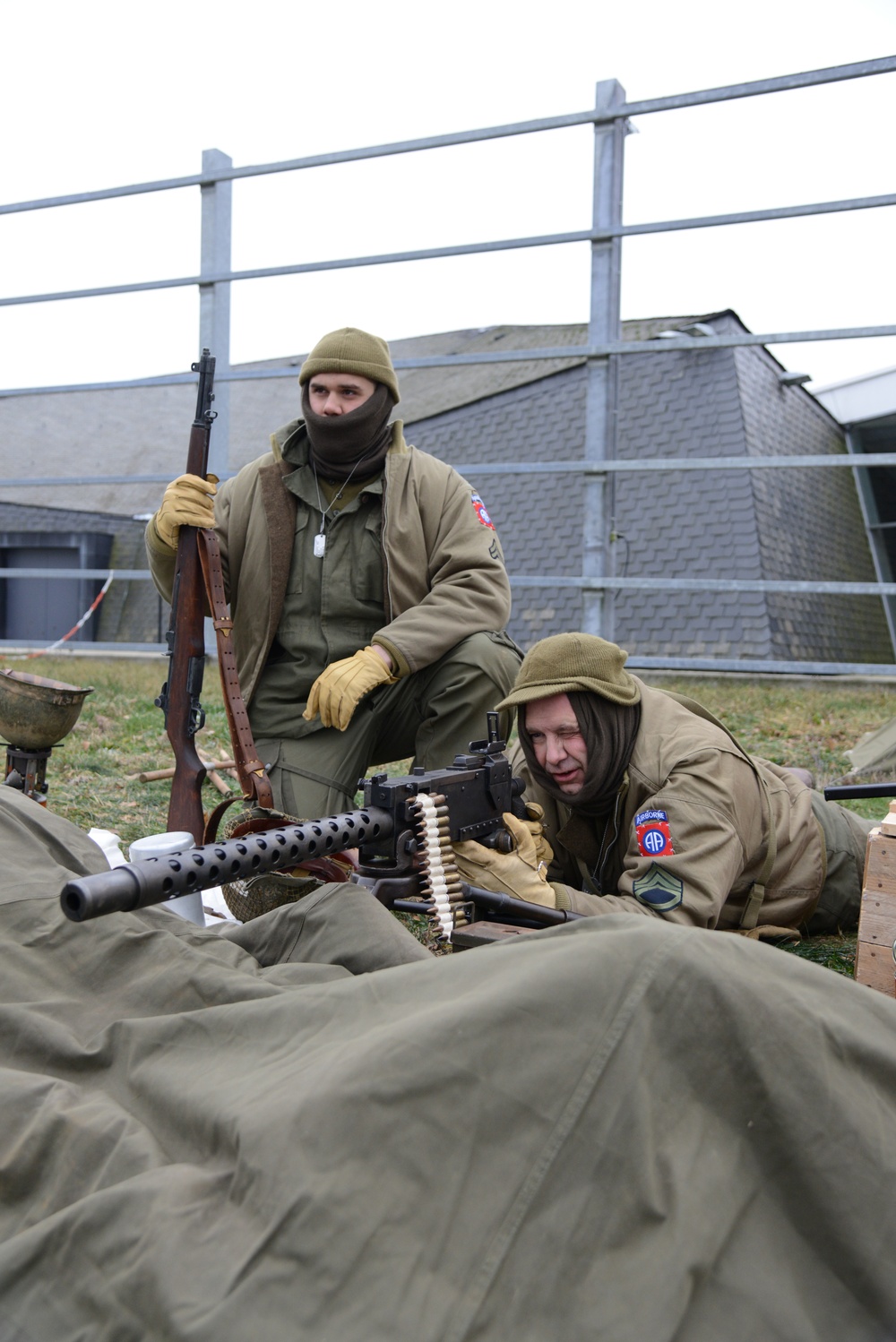 WW2 Battle of the Bulge's commemoration in Bastogne