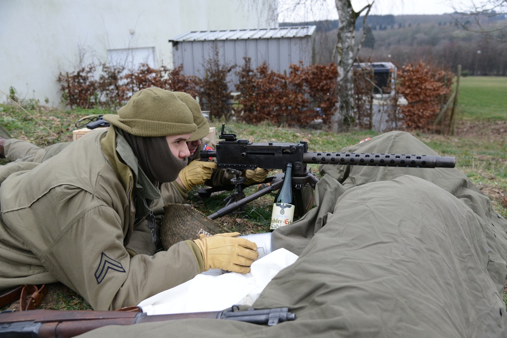 WW2 Battle of the Bulge's commemoration in Bastogne