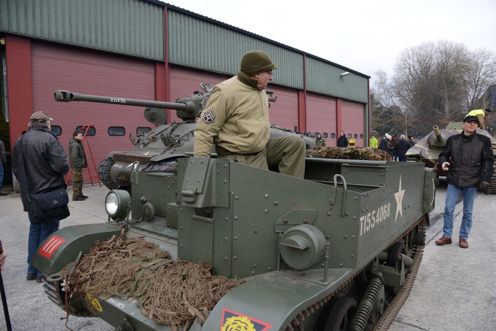 WW2 Battle of the Bulge's commemoration in Bastogne