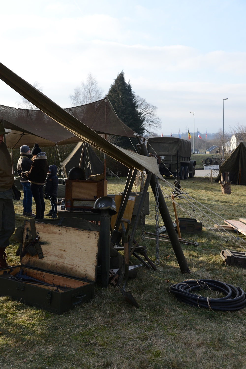 WW2 Battle of the Bulge's commemoration in Bastogne