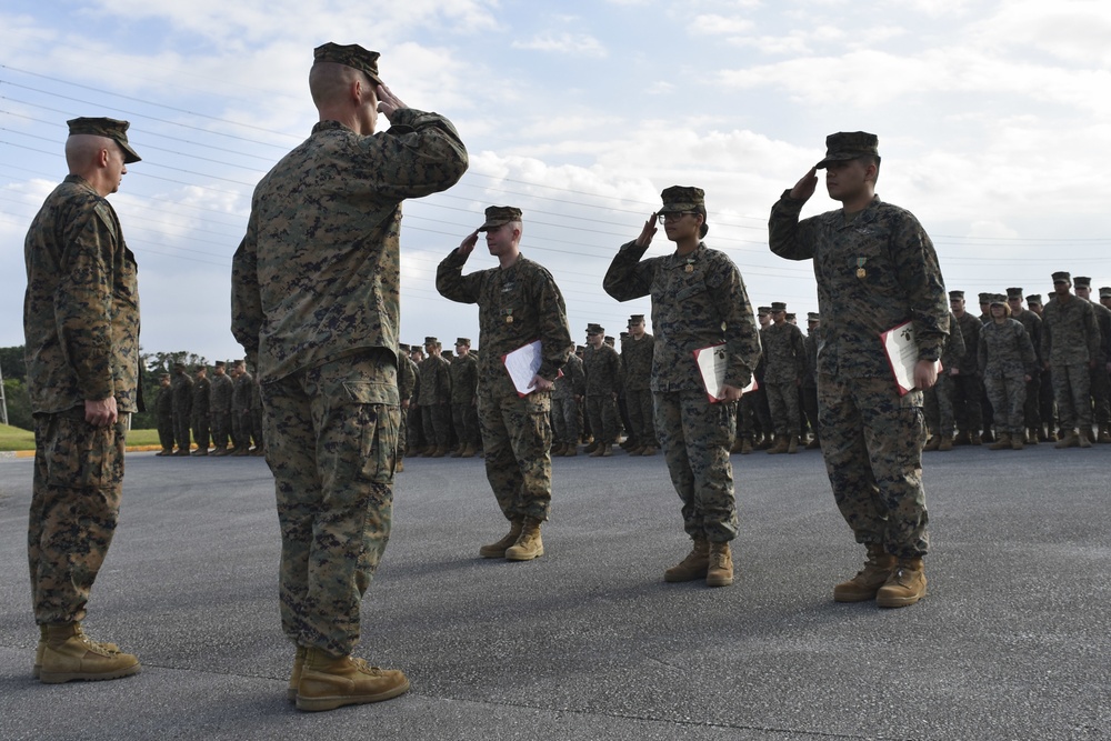 3rd MLG recognizes Sailors of the Year 2018