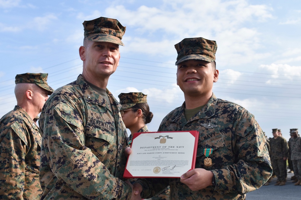 3rd MLG recognizes Sailors of the Year 2018