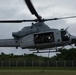 Weapons Company Marines conduct aerial fast rope training