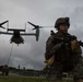 Weapons Company Marines conduct aerial fast rope training