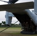 Weapons Company Marines conduct aerial fast rope training