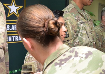 335th Signal Command (Theater) (Provisional) Soldiers earn combat patch