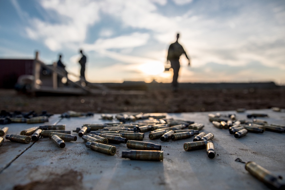 Coalition Forces Conduct Weapons Range