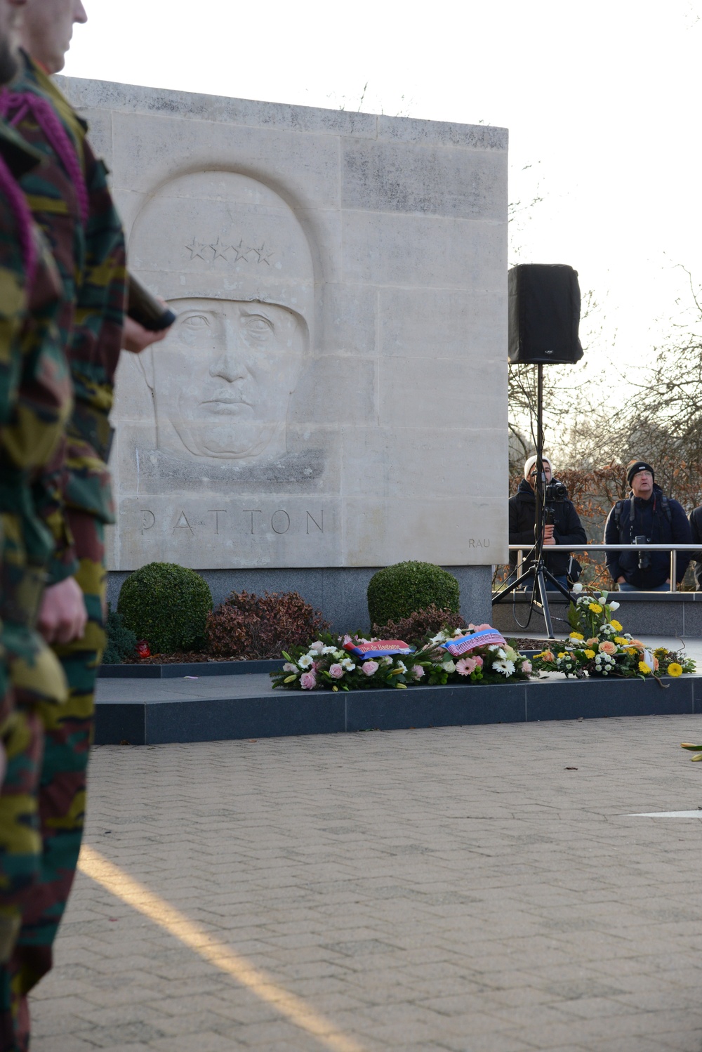 WW2 Battle of the Bulge's commemoration in Bastogne