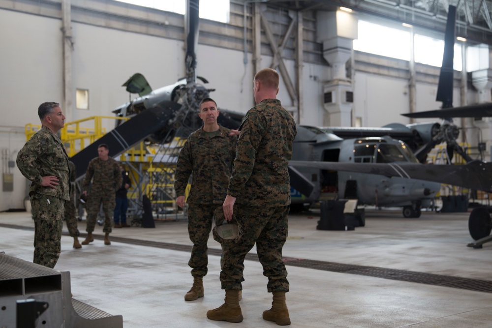 Commanding General of Marine Corps Installations East-Camp Lejeune Inspects Hurricane Damage