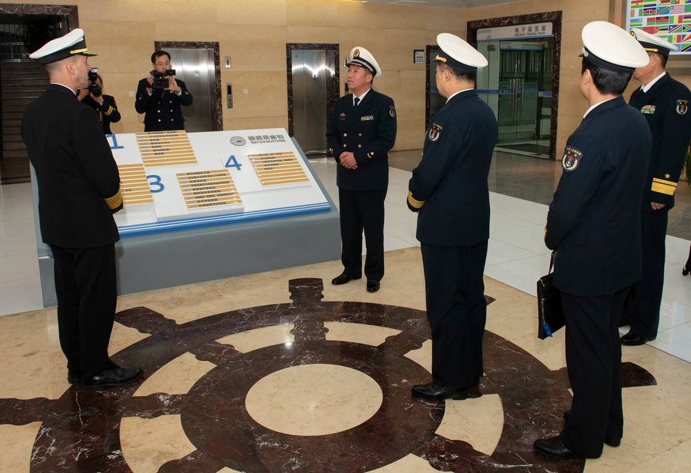 CNO Visits People's Liberation Army (Navy) Command College