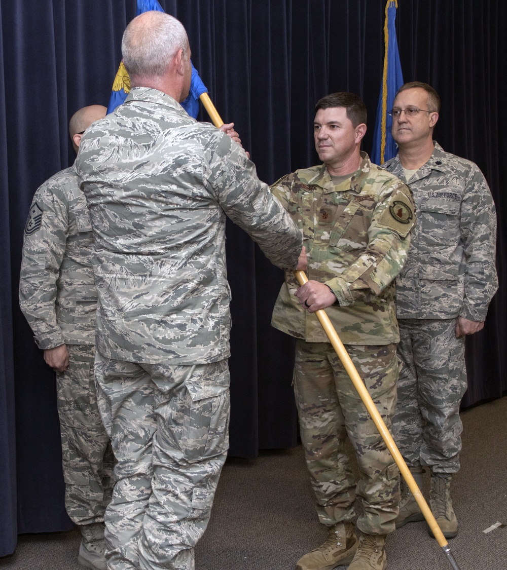 Maj. Robert Kolvet takes command of the 152nd Security Forces Squadron