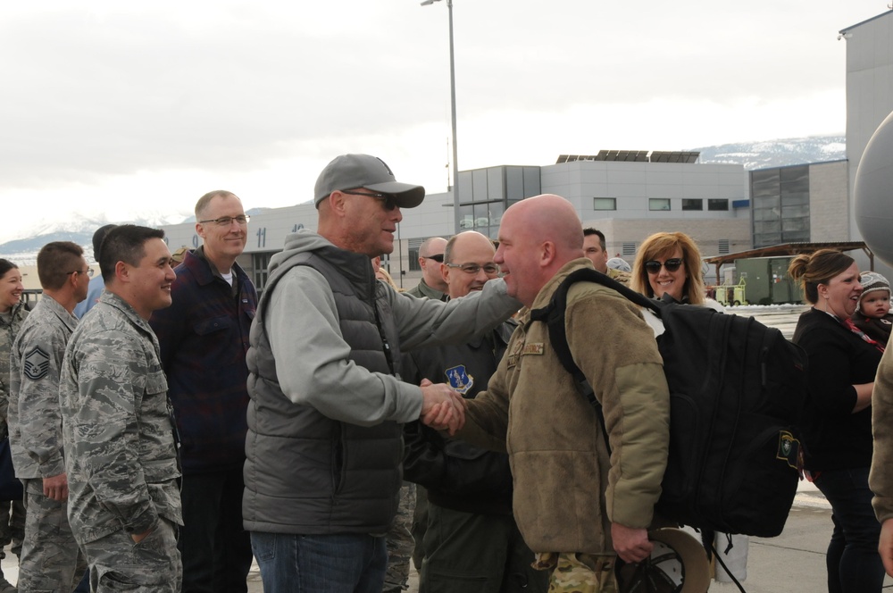 Air National Guardsmen return home from deployment